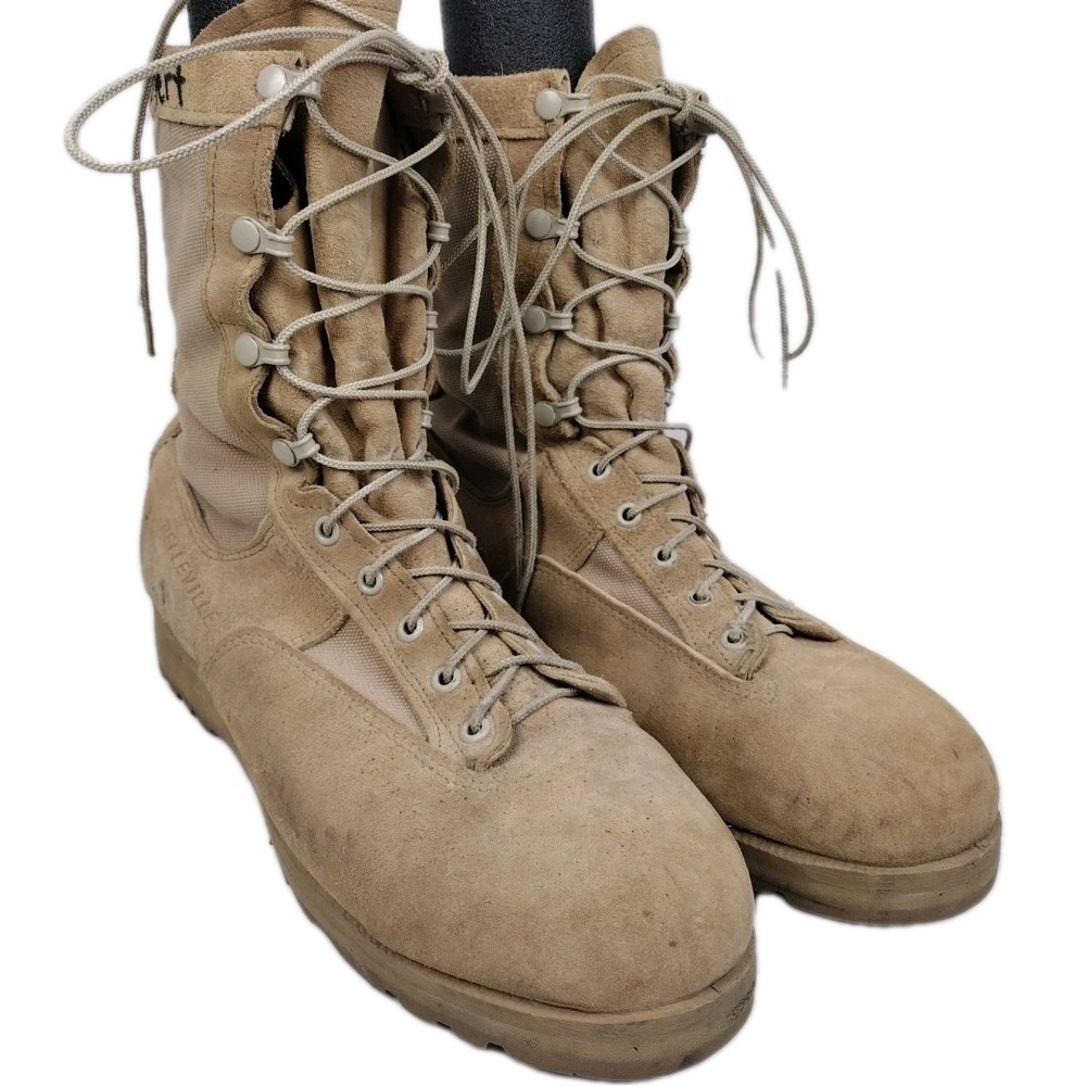 Belleville 790G Men's US 11.5W Tan Suede Gore Tex Military Combat  Boots